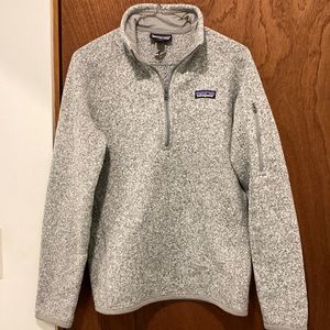 Patagonia Women’s Fleece Pullover Heather Grey in Medium NWOT